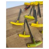 Lot of Assorted T-handle Hex/Allen Wrenches