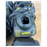Lot of Dewalt Battery Chargers