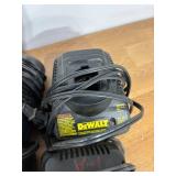Lot of Dewalt Battery Chargers