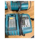 Lot of Makita Battery Cahrgers