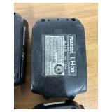 Lot of Makita Cordless Tool Batteries