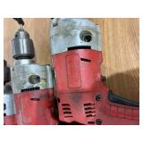 Lot of Milwaukee Corded Drills