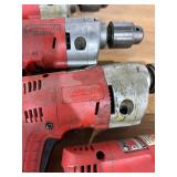 Lot of Milwaukee Corded Drills