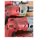 Lot of Milwaukee Corded Drills