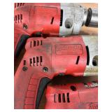 Lot of Milwaukee Corded Drills