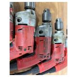 Lot of Milwaukee Corded Drills