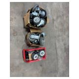 Lot of Assorted Casters and Wheels