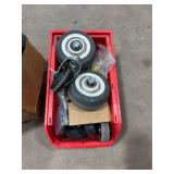 Lot of Assorted Casters and Wheels