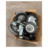 Lot of Assorted Casters and Wheels