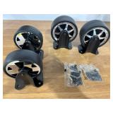 Lot of Unused Chrome Toolbox Wheels