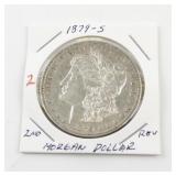1879-S Morgan Silver Dollar Coin. 2nd Rev.