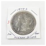 1879-S Morgan Silver Dollar Coin 3rd Rev.