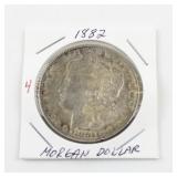1882 Morgan Silver Dollar Coin