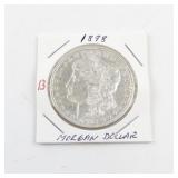 1898 Morgan Silver Dollar Coin