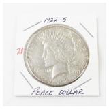 1922-S Peace Silver Dollar Coin