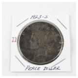 1923-S Peace Silver Dollar Coin