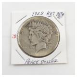 1928 Peace Dollar ***Key Date*** Silver Coin