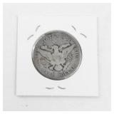 1912-S Barber Half Dollar Silver Coin