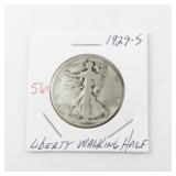 1929-S Liberty Walking Half Dollar Coin