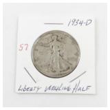 1934-D Liberty Walking Half Dollar Coin