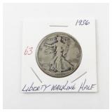 1936 Liberty Walking Half Dollar Coin