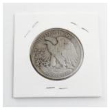 1939 Liberty Walking Half Dollar Silver Coin