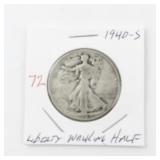 1940-S Walking Liberty Half Dollar Coin