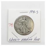 1941-S Liberty Walking Half Dollar Coin