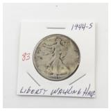 1944-S Walking Liberty Half Dollar Silver Coin