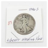 1946-S Liberty Walking Half Dollar Coin