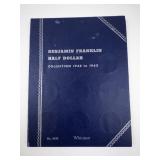 Complete Set of 35 Franklin Half Dollars 1948-1963 in Whitman Album