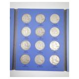 Complete Set of 35 Franklin Half Dollars 1948-1963 in Whitman Album