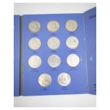 Complete Set of 35 Franklin Half Dollars 1948-1963 in Whitman Album