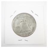 1952 Franklin Half Dollar Silver Coin