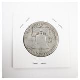 1954-S Franklin Half Dollar Silver Coin