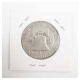 1956 Franklin Half Dollar Silver Coin