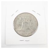 1957 Franklin Half Dollar Silver Coin