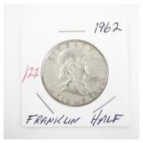 1962 Franklin Half Dollar Coin