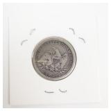 1854 Seated Liberty Quarter with Arrows