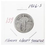 1926-S Standing Liberty Silver Quarter