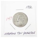 1932 Washington Quarter Silver Coin