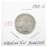 1935-S Washington Quarter Silver Coin