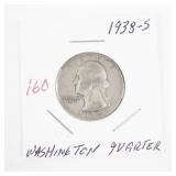 1938-S Washington Quarter