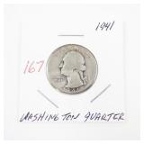 1941 Washington Quarter Silver Coin
