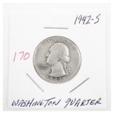 1942-S Washington Quarter Silver Coin