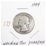 1944 Washington Quarter Silver Coin