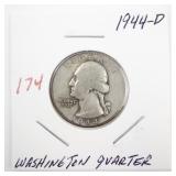 1944-D Washington Quarter Silver Coin