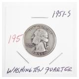 1951-S Washington Quarter Silver Coin