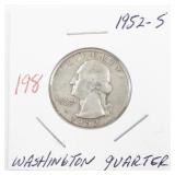 1952 Washington Quarter Coin