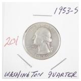 1953-S Washington Quarter